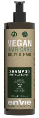 vegan hair shampoo body and hair 500ml