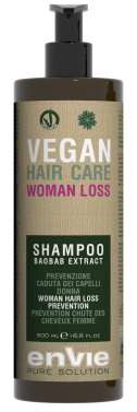 vegan woman hair loss shampoo 500ml Envie