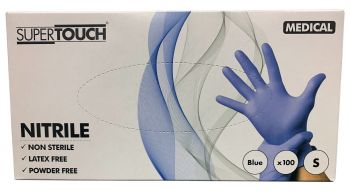 Super Touch blue Hand Gloves small x100