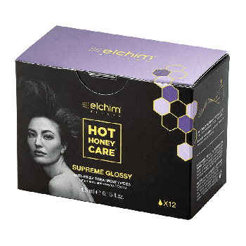 Elchim Hot Honey Care Supreme Glossy Anti-Frizz-Behandlungskapseln x12